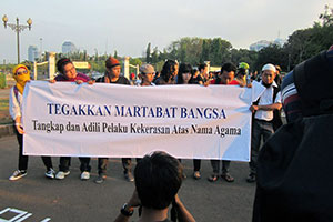 Action to support Pluralism, AWARE and Solidaritas Perempuan. Photo: Solidaritas Perempuan and AWARE