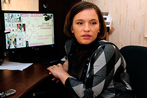Ludmila Galbura opened her own business that provides translation services after seeking assistance from the Joint Information and Services Bureau in her district.