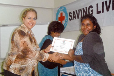 Fiji Red Cross training