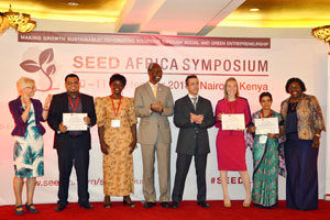 Awards ceremony in Nairobi