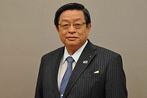 Mayor Osami Takeyama of Sakai City  Photo/Sakai City