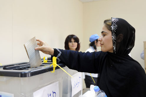 Parliamentary and Presidential elections in the Kurdistan region of Iraq. Photo: UN Photo/Rick Bajornas
