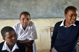 Tanzania Maasai school girls