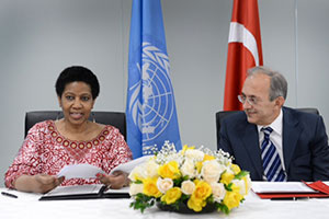 Executive Director with Ambassador of Turkey