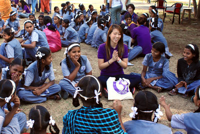 WAGGGS India community visit