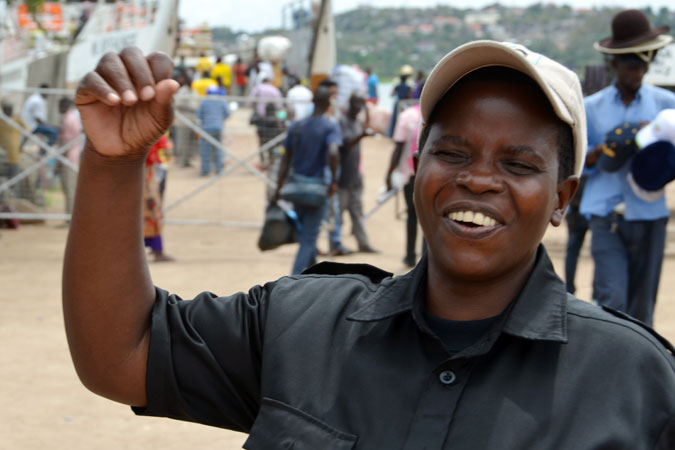 Laurencia Kanana Magambo, running for the Ukerewe District Council, Tanzania. Photo: UN Women/Stephanie Raison.
