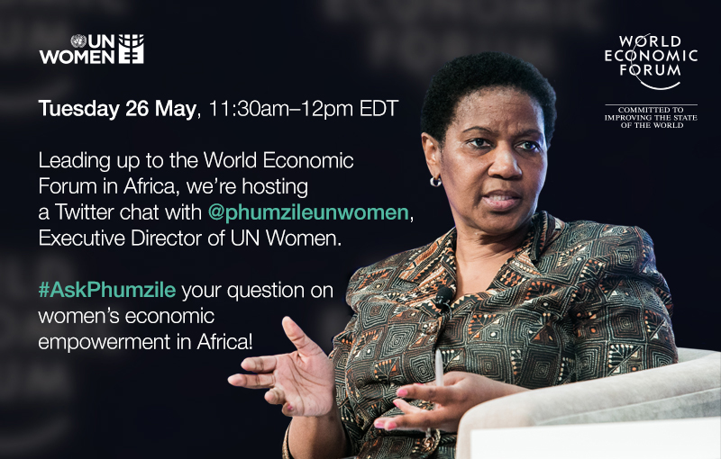 #AskPhumzile at the World Economic Forum in Africa