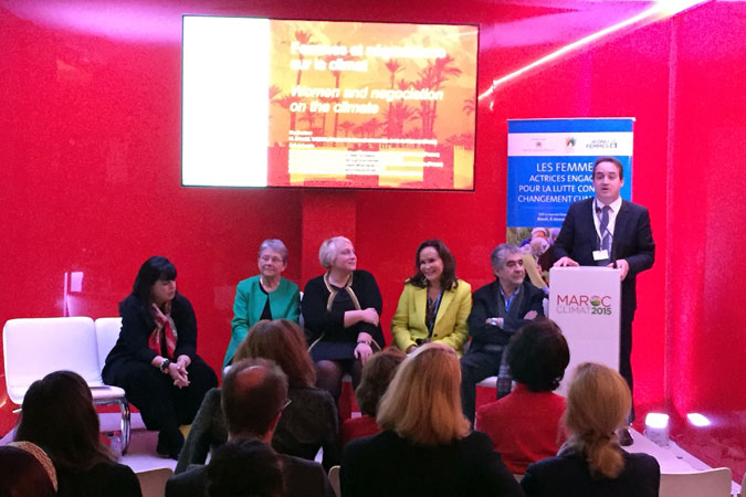 UN Women Deputy Executive Director Yannick Glemarec represented UN Women on the High-Level Panel, on “Women and Climate-Resilient Agriculture” on 8 December 2015. Photo: UN Women