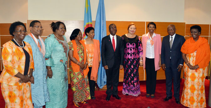 Participants in the High-Level event in DRC on 4 December 2015. Photo: UN Women