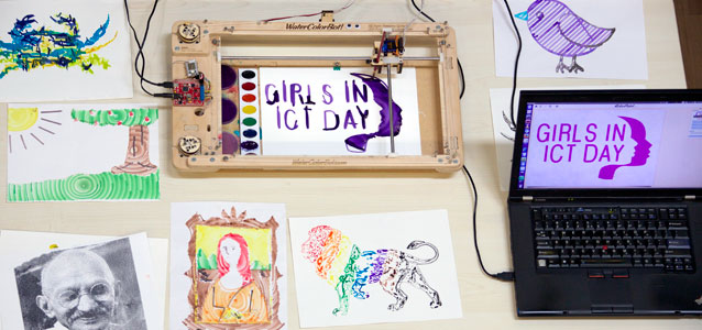 Girls in ICT watercolor