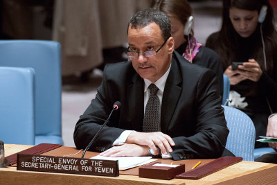 UN Special Envoy for Yemen, Ismail Ould Cheikh Ahmed heard Yemeni women's concerns and assured them their opinions will be reflected. Photo: UN Photo/Kim Naughton