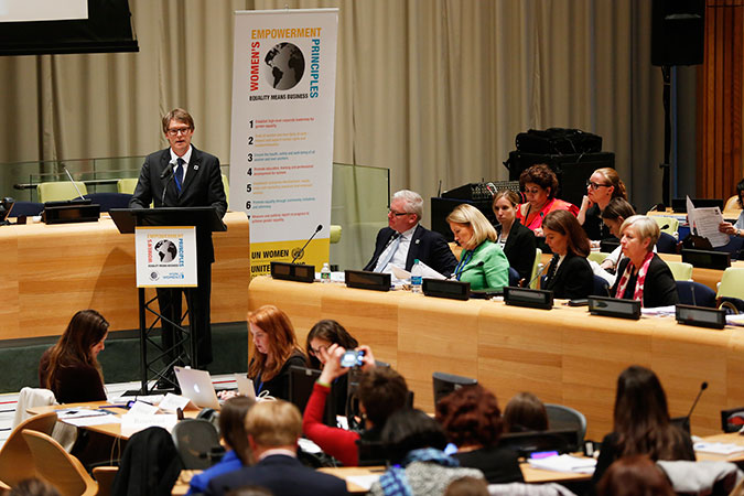 The Women’s Empowerment Principles (WEPs) Annual Event, in New York on 15 March 2016. Photo: UN Women/Ryan Brown