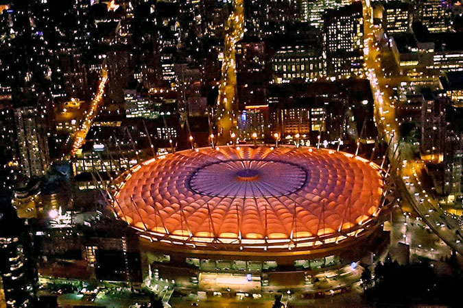 BC Place Stadium in Vancouver, Canada. Photo: CKNW/Jennifer Lee Gunson