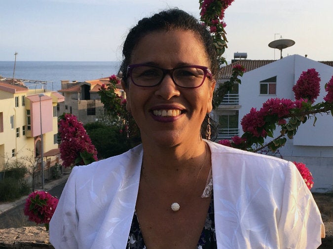 Maritza Rosabal. Photo: Ministry of Education, Family and Social Inclusion, Cape Verde/Stephanie Duarte