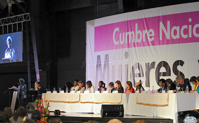 First Summit Women and Peace, October 2013. Photo: ONU Mujeres Colombia 