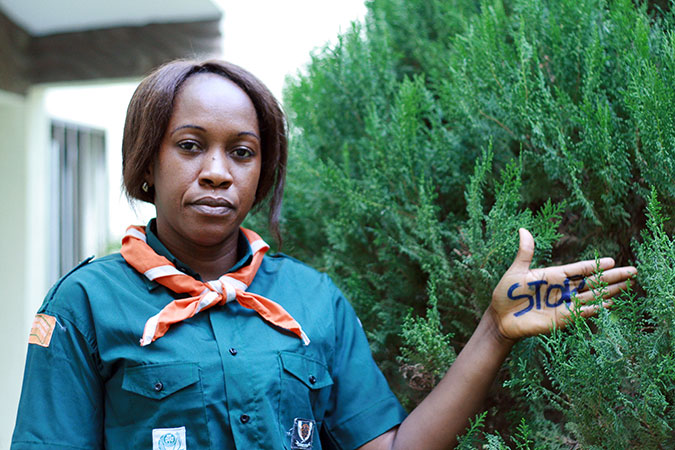 Desirée Akpa Akpro Loyou, 37, is a social worker and Deputy Commissioner General responsible for training, for the World Association of Girl Guides and Girl Scouts (WAGGGS) in Côte d'Ivoire. Photo: World Association of Girl Guides and Girl Scouts