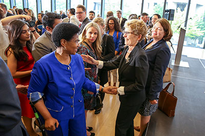 UN Women Executive Director Phumzile Mlambo-Ngcuka with Ontario Premier Kathleen Wynne. Photo: Ontario Liberal Caucus