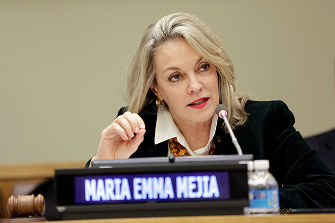 María Emma Mejía, Permanent Representative of Colombia to the UN. Photo: UN Women/Ryan Brown
