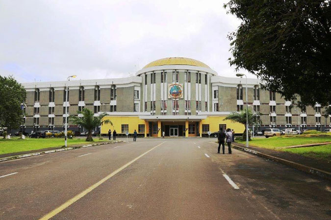 The Capitol Building, seat of the Liberian Legislature in Monrovia. Photo: UN Women/Winston Daryoue