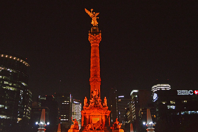 Angel of Independence in Mexico City. Photo: INMUJERES-CDMX