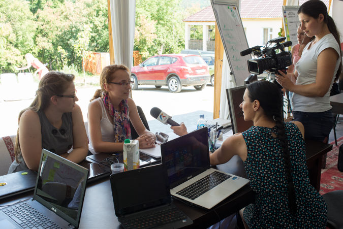 GirlsGoIT was the ﬁrst summer camp in Moldova for young women who want to improve their IT skills. Photo: UN Women in Moldova/ Dorin Goian 