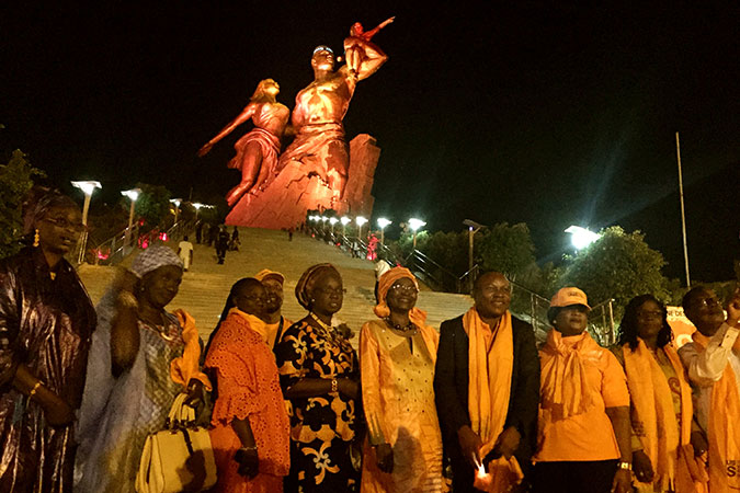 The Renaissance Monument in Dakar, Senegal. Photo: UN Women