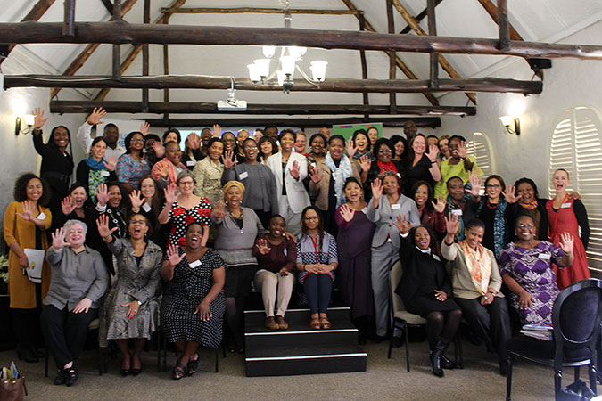 Participants in the UN Secretary-General's High-Level Panel on Women's Economic Empowerment in South Africa on the 12 August. Photo: UN Women