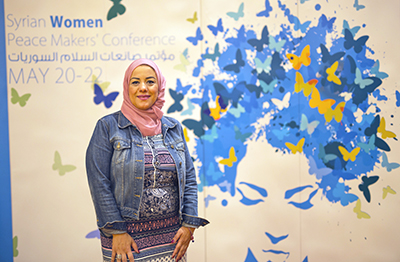 Marina El Hanash. Photo: UN Women/Emad Karim