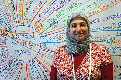 Samah Bassas. Photo: UN Women/John Bleho