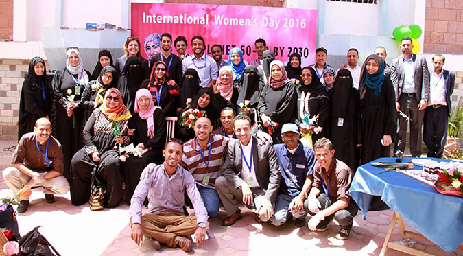 UN Women in Yemen celebrates International Women's Day. Photo: UN Women