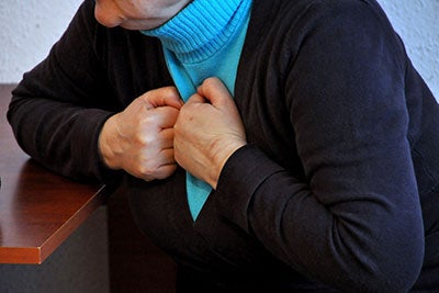 A woman in a women's shelter in Georgia