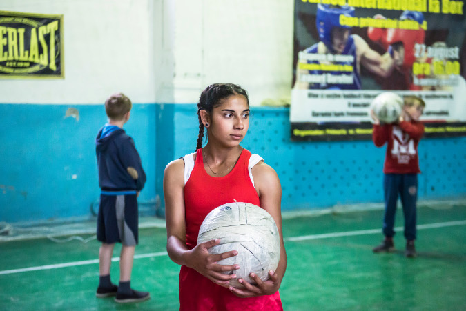 Stela Savin attends the eighth grade in Hînceşti, central Moldova, and her dream is to become a world boxing champion. Photo: UN Women Moldova/Diana Savina