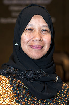 Siti Darojatul Aliah – Dete, Managing Director, Yayasan Prasati Pedamaian (Institute for International Peacebuilding) Indonesia. Photo: UN Women/GÖKHAN SÜSLER