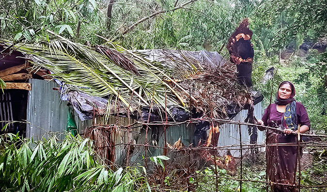 Impacts of Cyclone Mora. Photo: UN Women/Nadira Islam