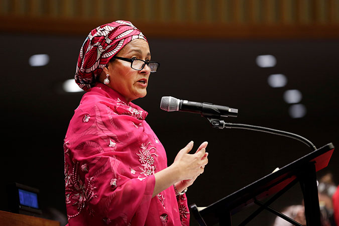 Deputy Secretary-General of the United Nations, Amina Mohammed. Photo: UN Women/Ryan Brown