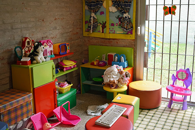 Child and Family Care Center of Tres Ombúes, a neighborhood northwest of Montevideo. Photo: UN Women/Agostina Ramponi