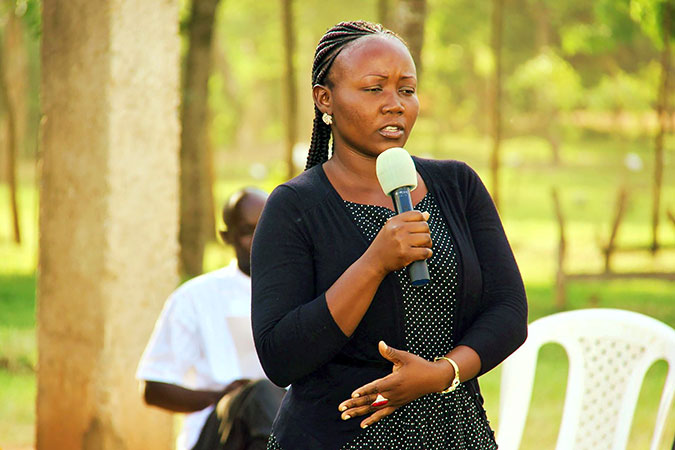 Janet Anyango, Programme Officer with the Federation of Women Lawyers, Kenya. Photo: Sandra Photography
