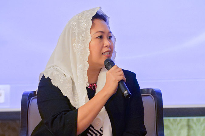 Yenny Wahid, Director of the Wahid Institute. Photo: UN Women/Stuart Mannion