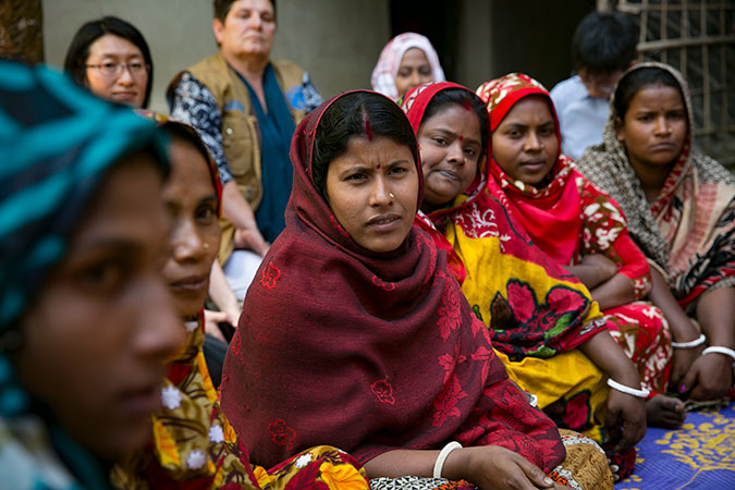 Polli Shomaj women in Ukhiya January 31, 2018 in Chittagong district, Bangladesh. UN Women/Allison Joyce