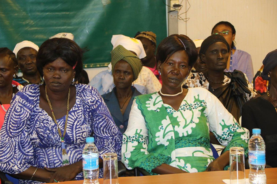 Women of South Sudan meet with AU-UN delegation and call for women’s inclusion in the implementation of the peace agreement. Photo credit: UN/Isaac Billy