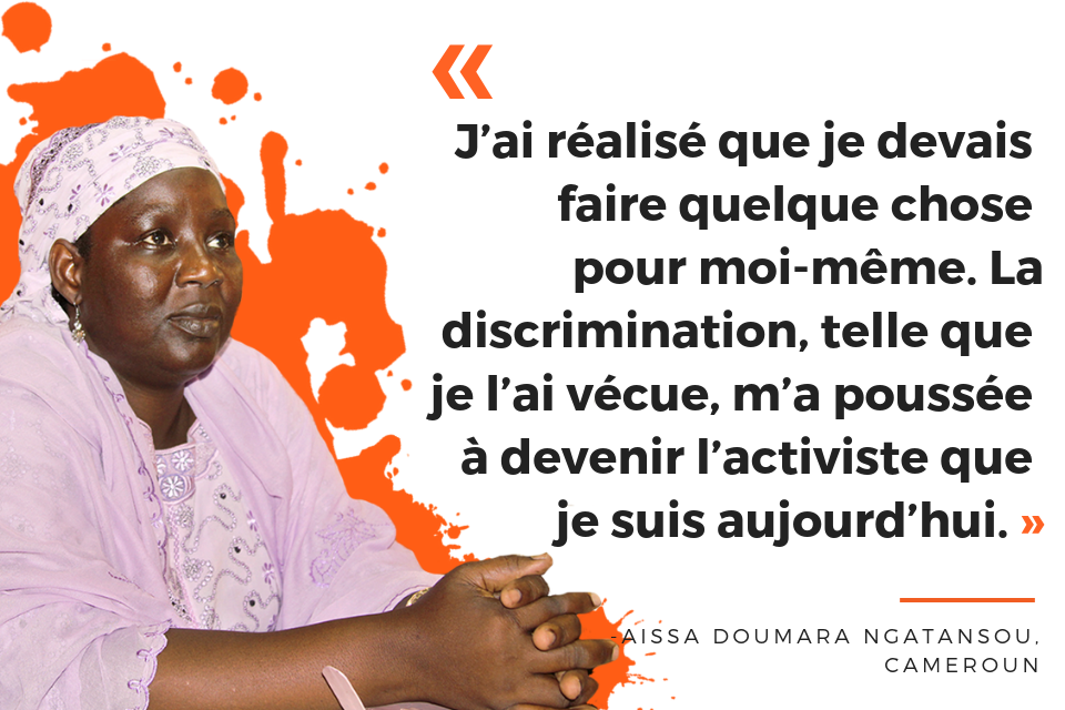 J’ai réalisé que je devais faire quelque chose pour moi-même. La discrimination, telle que je l’ai vécue, m’a poussée à devenir l’activiste que je suis aujourd’hui