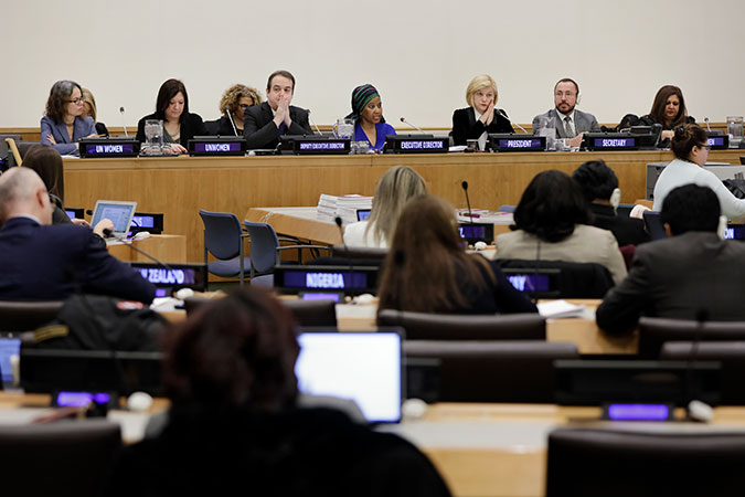 UN Women Executive Board convenes for the First Regular Session 2018. Photo: UN Women/Ryan Brown