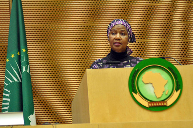 UN Women Executive Director Phumzile Mlambo-Ngcuka gave a speech during the opening the ceremony of the second Forum of the African Women Leaders Network. “The network has the vital mission to have African women take their rightful place in Africa and the world," she said. "We are committed to hold our leaders accountable, and to be accountable to the women and girls of Africa. We are not outsourcing our responsibility, we are part and parcel of the work that needs to be done”. 