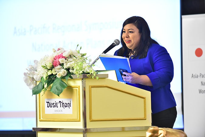 Hanny Cueva. Photo: UN Women/Pornvit Visitoran