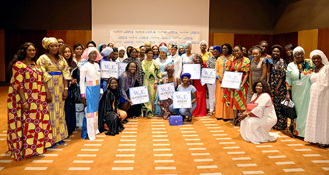 UN Women Executive Director with young women entrepreneurs in Senegal Photo: UN Women/Alpha Ba