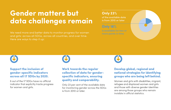Infographic: Gender matters but data challenges remain