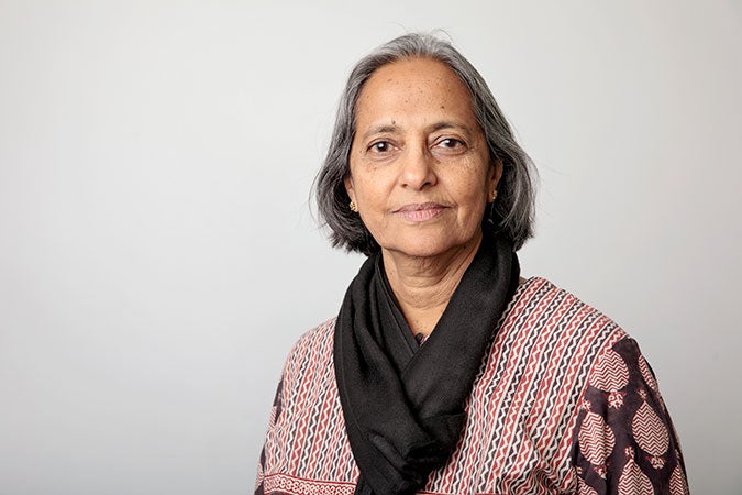 Rukmini Rao at UN Women headquarters in New York.  Photo: UN Women/Ryan Brown