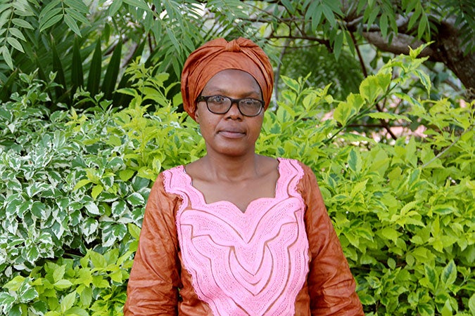 Angelique Twagiramungu, a participant of the leadership and public speaking training and member of the National Women`s Council in Rwanda. Photo: UN Women