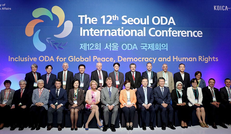 Participants at 12th ODA International Conference on 13 September 20118 in Seoul, Korea. Photo: UN Women/Younghwa Choi