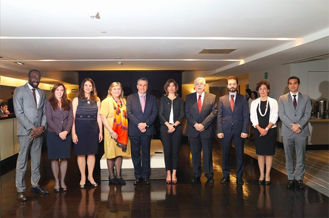 Participants in the the launch of the Global Centre of Excellence on Gender Statistics (CEGS) in Mexico City.  Photo: UN Women/Dzilam Méndez